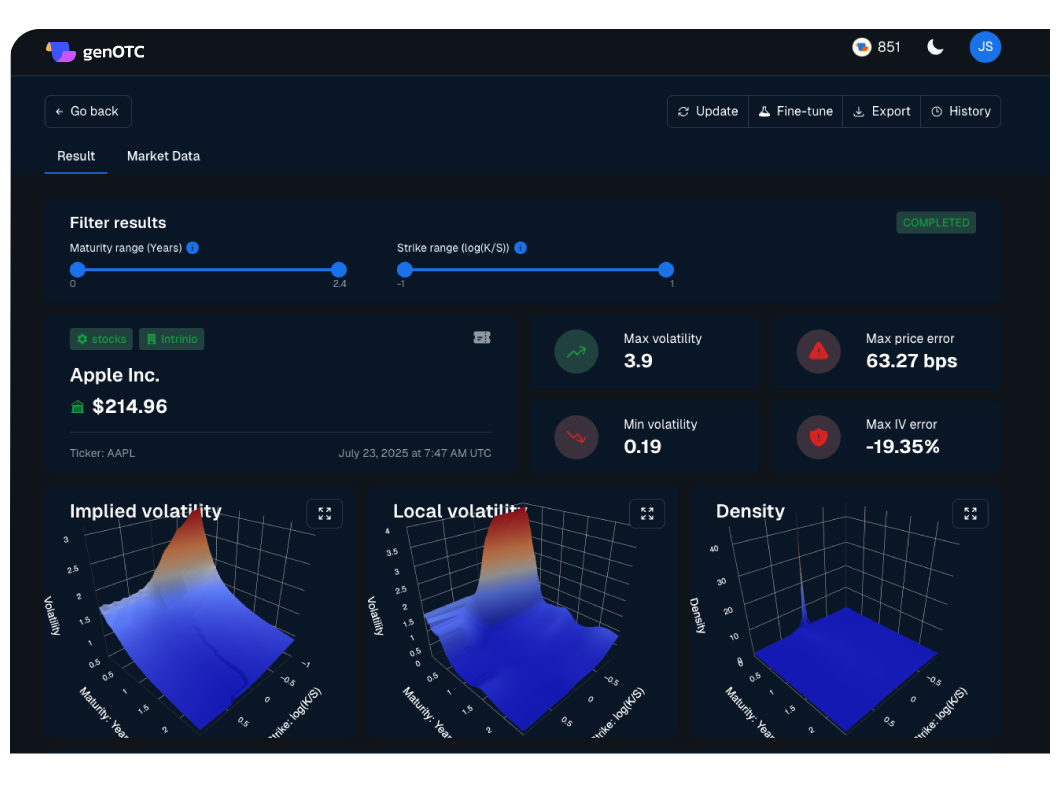 genOTC App